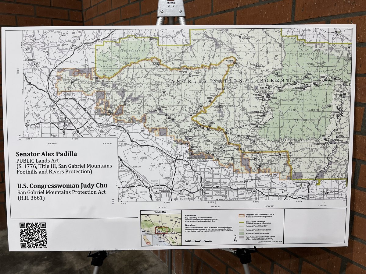 Map of the proposed monument expansion