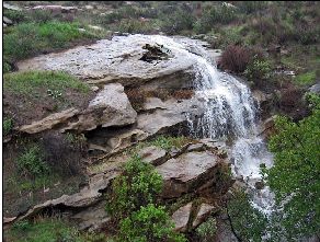 Waterfall in the Simi Hills