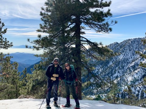 Liliana and Partner explore San Gabriel Mountains