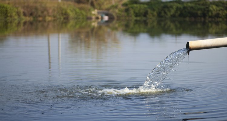 Water running from pipe CBMWD