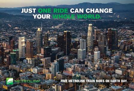 Celebrate Earth Day and Take the Train for Free