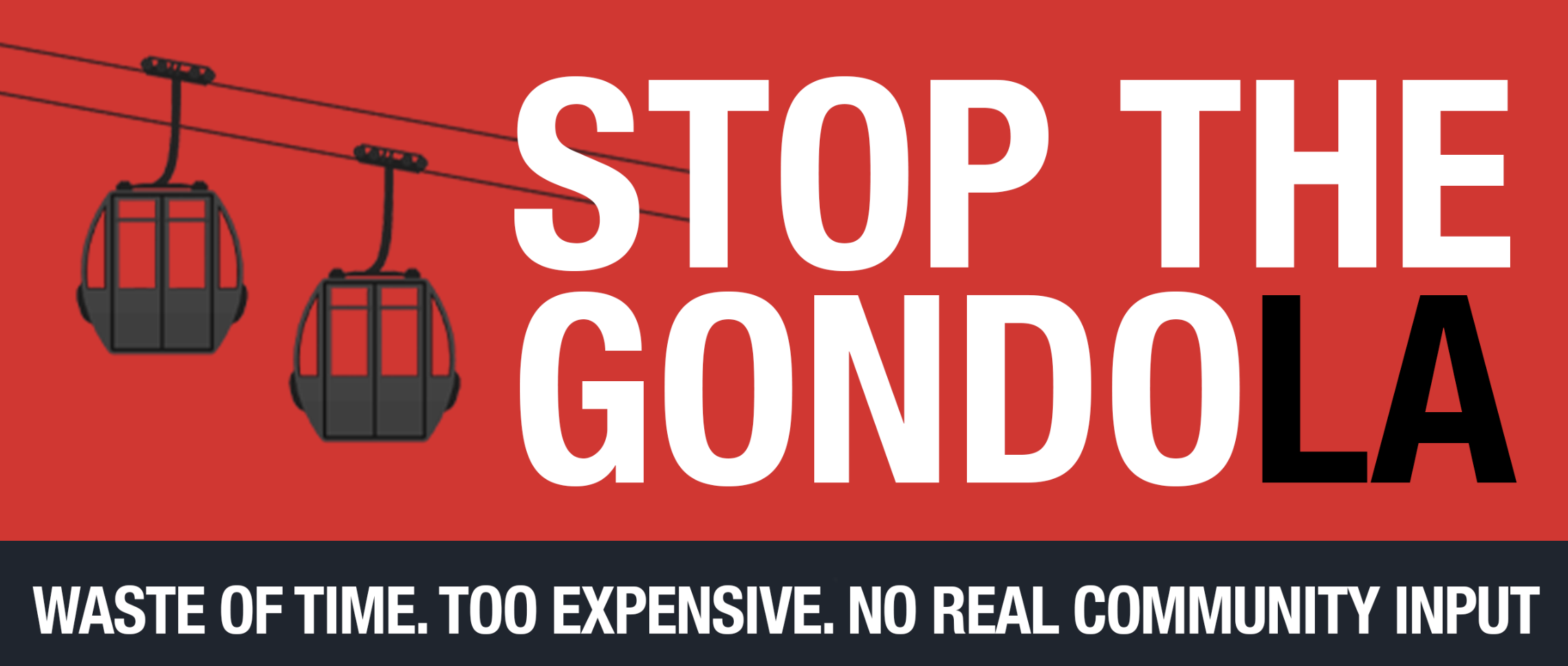 stop the gondola - more greenwashing