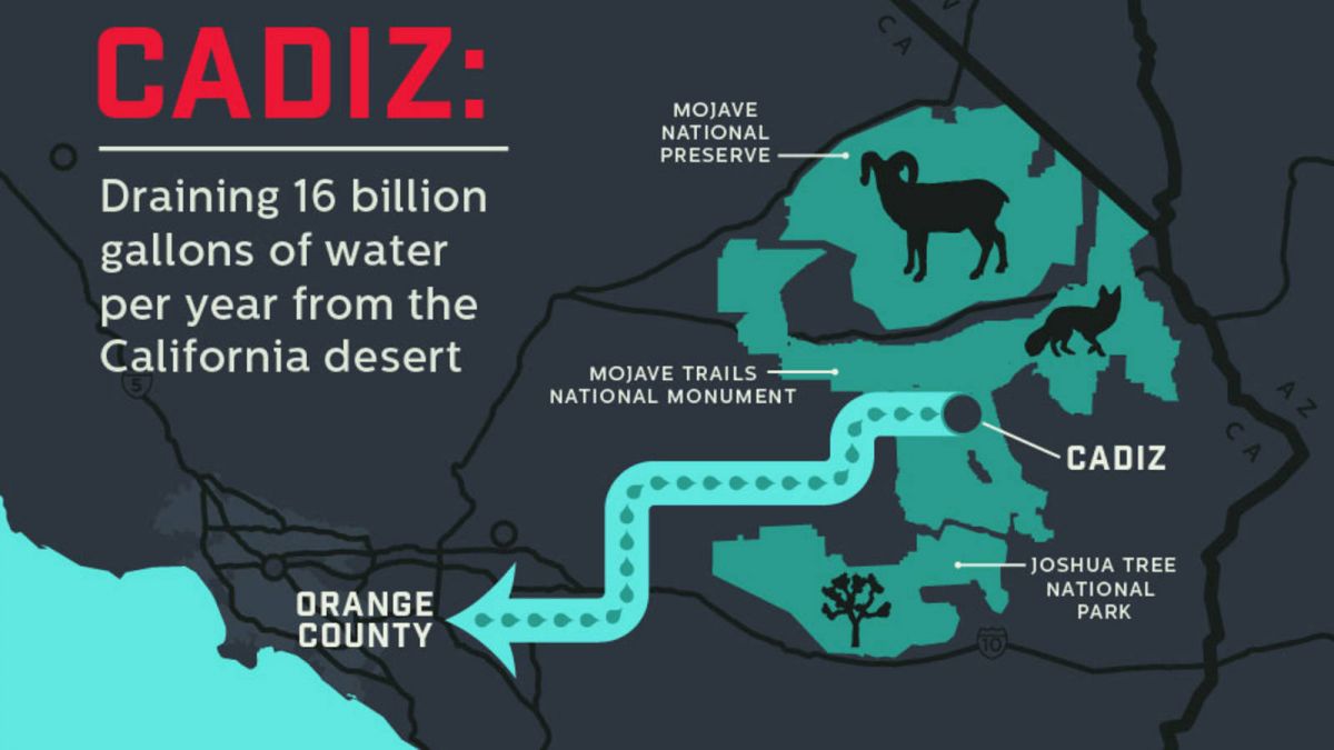Cadiz Inc Paying the Three Valleys Water District article Angeles Chapter Sierra Club diagram 