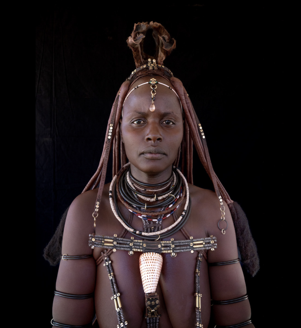 Portrait of a young Himba woman 