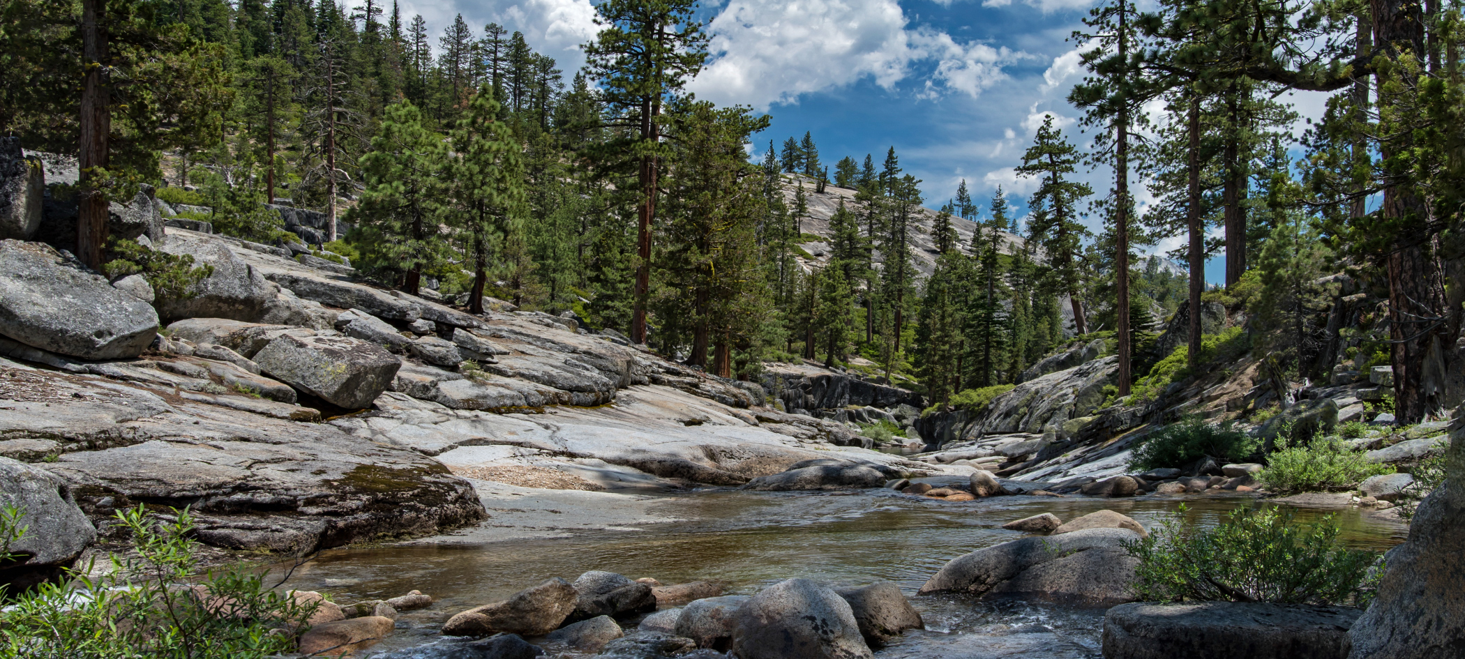 Lakes rivers Yosemite creek