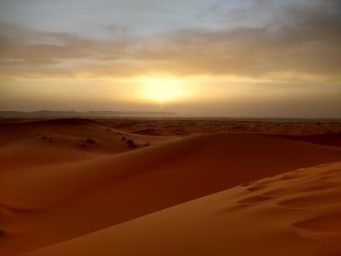 Sand Dunes and Sun