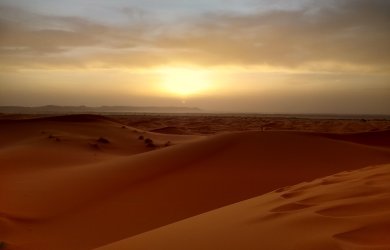 Sand Dunes and Sun