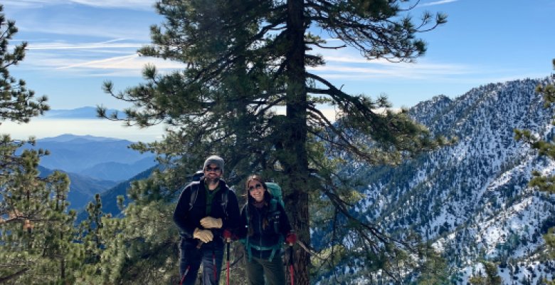 Liliana and Partner explore San Gabriel Mountains
